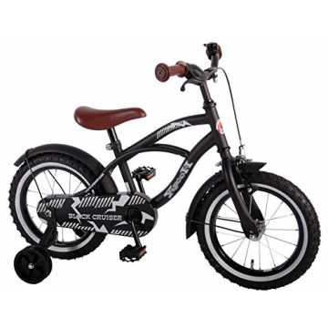 GreenheimZoll Das Yipeeh Black Cruiser Kinderfahrrad überzeugt nicht .. 14 Zoll Kinder Fahrrad Kindefahrrad Jungenfahrrad Mädchenfahrrad Rücktrittbremse Rad Bike Cruiser Matt Schw... nachhaltig