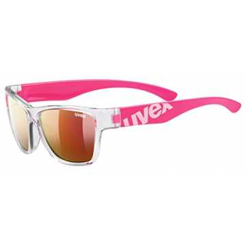 uvex Unisex Jugend, sportstyle 508 Sonnenbrille, clear pink, one size