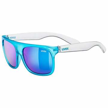 uvex Unisex Jugend, sportstyle 511 Sonnenbrille, blue transparent, one size