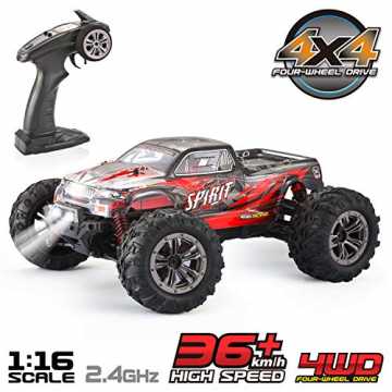 VATOS Ferngesteuertes Auto RC Off-Road Buggy Auto 1:16 Maßstab 36km/h 4WD 2,4GHz Funkfernsteuerung Elektro Geländewag...