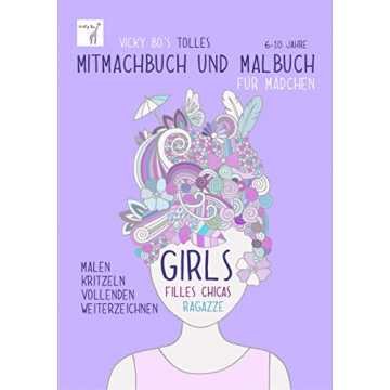 Greenheim h und Malbuch - Mädchen. 6-10 Jahre nachhaltig