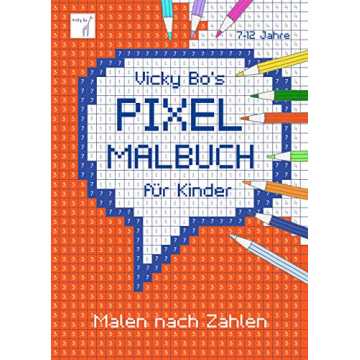 Greenheimestaltete Malbücher inkl. 6 Buntstifte-Sets bieten auf 24 Se.. uch für Kinder. Malen nach Zahlen. 7-12 Jahre nachhaltig