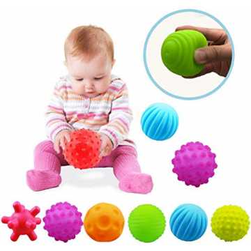 pcs Baby Infant Sensory Balls Structured Multi Ball Set Massage Soft Ball nachhaltig