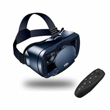 VR with Fernbedienung Kompatibel VR 3D Brille mit Allen Smartphones wie Galaxy, Android...