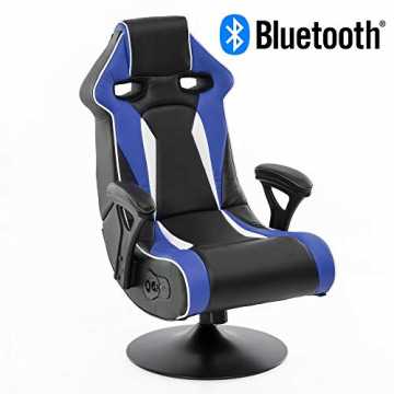 Greenheimenden Sitzkomfort • 1 Subwoofer (4 W) mit integriertem Lauts.. Soundchair Specter II in Blau-Weiß-Schwarz mit Bluetooth | Racing Musiksessel... nachhaltig