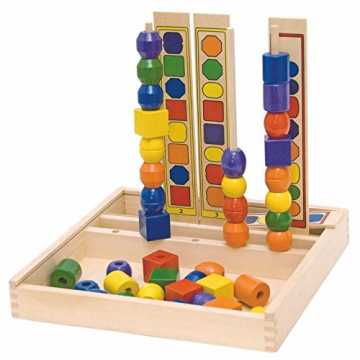 GreenheimLogic Bead Sequencing Set (55-Piece)Das Produkt ist unterhal.. national STECKSPIEL SORTIERSPIEL Spiel MOTORIK STECKTURM Holz Holzspielzeug nachhaltig