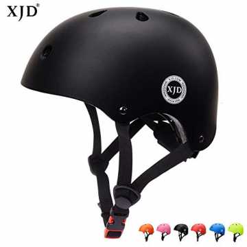 Greenheimlität der Kleinkindhelme für die Sportsicherheit schätzen. D..  Jugend Fahrradhelm Klassiker 1.0 CE-Zertifizierung für Sport Skateboard Motorrad 3-13 Alt (Schwarz S) nachhaltig