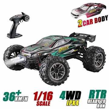 Greenheimrosserie(two car body shell) (grün und rosa)  Die elegante, .. erngesteuertes Auto, 36 km/h, Hochgeschwindigkeits ferngesteuerte elektronische Autos, 2,4-GHz Funkfernsteu... nachhaltig