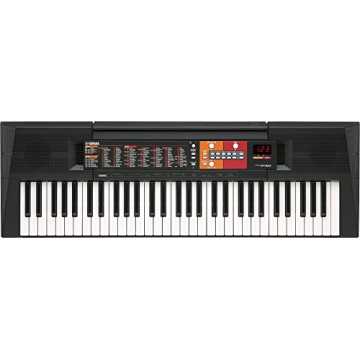 Yamaha Digital Keyboard PSR-F51, schwarz - Einfaches & benutzerfreundliches Einsteiger Instrument mit hochwertigen In...
