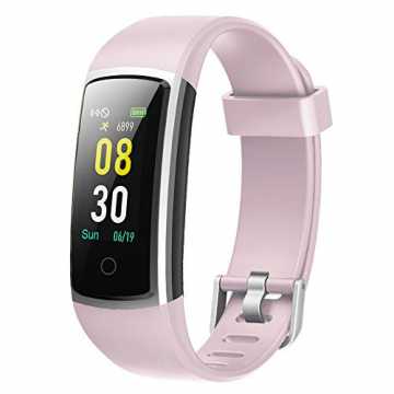 YAMAY Fitness Armband mit Blutdruckmessung,Smartwatch Fitness Tracker mit Pulsmesser Wa...