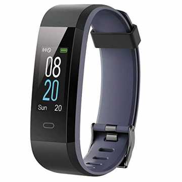 YAMAY Fitness Tracker,Smartwatch Wasserdicht IP68 Fitness Armband mit Pulsmesser 0,96 Z...