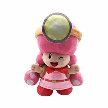 per Mario Bros Captain Toadette Plüschtier Stofftier mit Rucksack Toad Treasure Tracker 20,3 cm nachhaltig