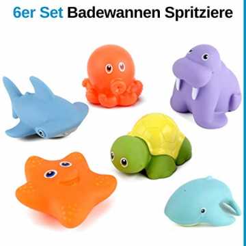 Greenheim Du suchst nach Abwechslung beim gemeinsamen Badespaß in der.. spielzeug Wasserspritztiere ab 6 Monaten, 6er Set BPA frei und Schadstofffrei... nachhaltig