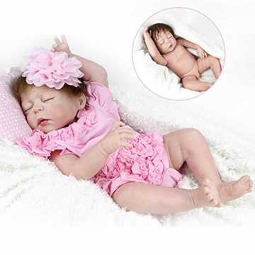 inch / 55 cmSilikon-Babypuppe,Ganzkörper Silikon Reborn Spielzeug Baby realistische Puppe Spielzeug für Kin... nachhaltig