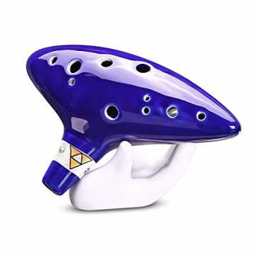 Zeroall Ocarina 12 Loch Alto C Okarina Legende von Zelda Okarina mit Ausstellungsstand ...