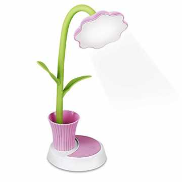 Greenheimfür Kinder 1.Verspieltes Design: Aufgrund der Sonnenblumenfo.. reibtischlampe für Kinder,Dimmbare Nachttischlampe mit Touchsensor, Augenfreu... nachhaltig