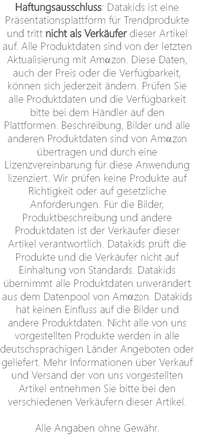 Haftungsausschluss Datakids